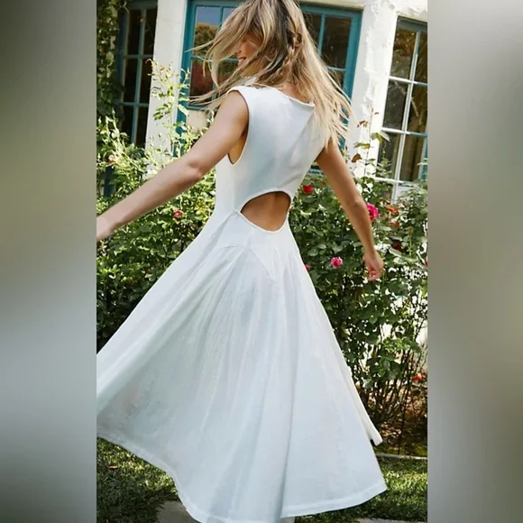 NWT Free People Ryo Drop Waist Sundress - Picture 2 of 8